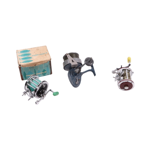 460 - A quantity of assorted sea fishing tackle including a Penn Senator multiplier reel, another Penn Squ... 