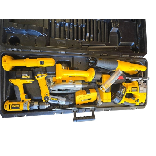 14 - Assorted DeWalt tools including screwdriver DW920 type 1; drill DW960-XJ type 1; drill DW988 type 10... 