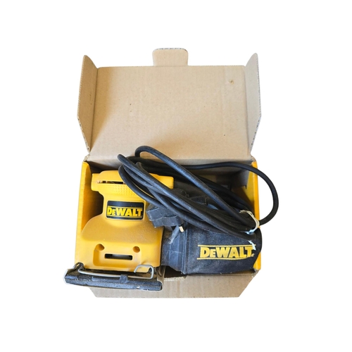 16 - A DeWalt Angle Grinder DC410, Sander DW411 and Heat Gun DW340 type 1, all boxed (3).