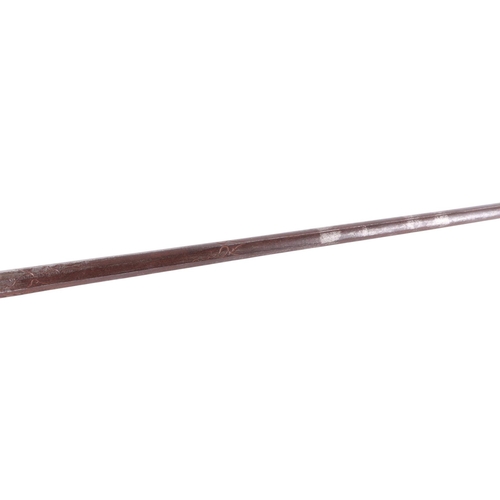 53 - An 18th century Ottoman Turkish flintlock musket gun barrel with Arabesque designs, converted to per... 