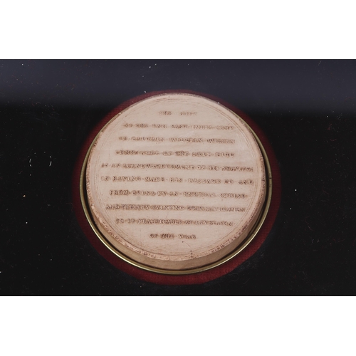 54 - Naval interest:  British East India Company,  a commemorative plaque for Captain William Wilson (171... 