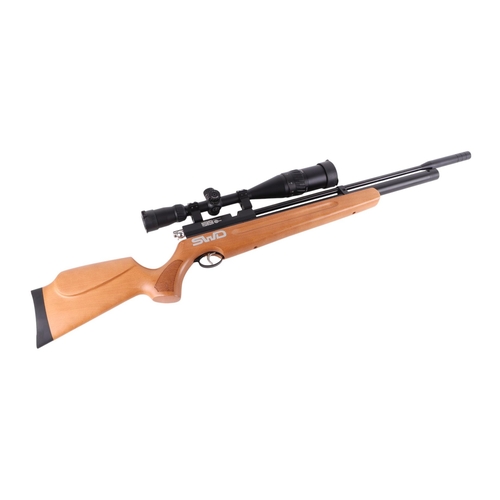 56 - An Artemis SWD .177 air rifle with telescopic sight, 116cms long.Condition ReportThis is a new old s... 