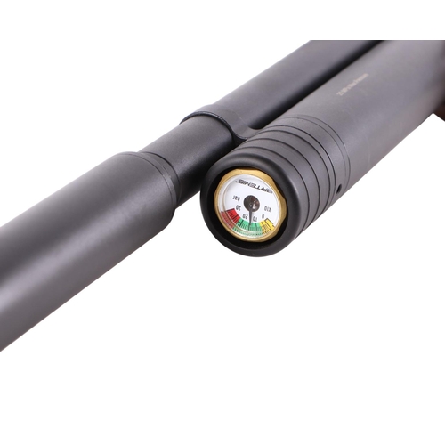 57 - An Artemis model M16 .22 air rifle with Milbro clear view telescopic sight, 106cms long.Condition Re... 