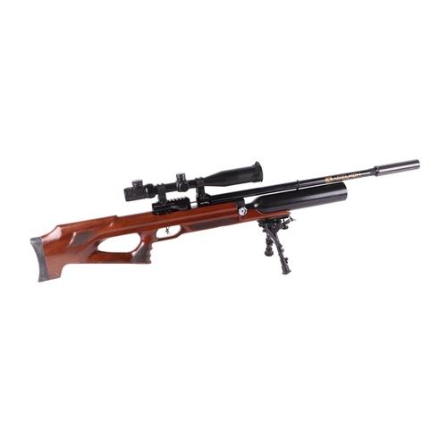 59A - An Aselkon  MX9 .177 Interarms Air Guns air rifle with telescopic sight, 116cms long.