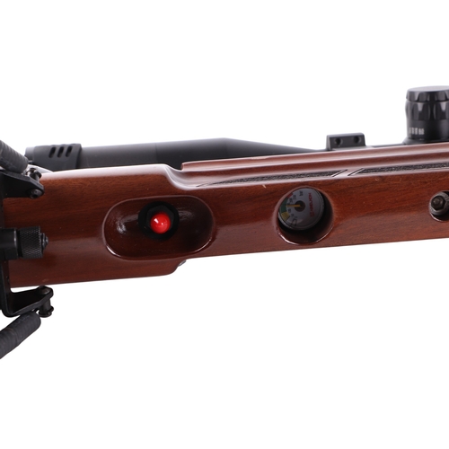 59A - An Aselkon  MX9 .177 Interarms Air Guns air rifle with telescopic sight, 116cms long.