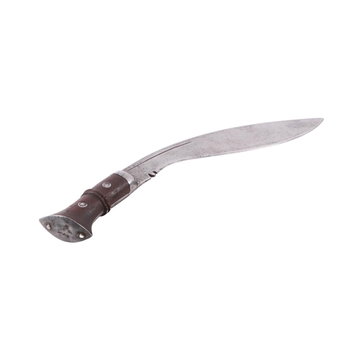 89 - A 1919 dated military mk II kukri knife, overall 47cms, blade length 34.5, blade thickness 5.6mm.