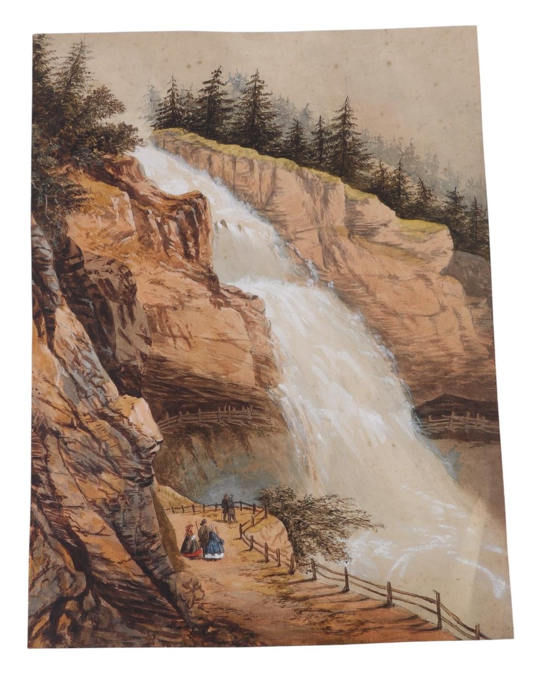 19th century North American school - Montmorency Falls Quebec Canada ...