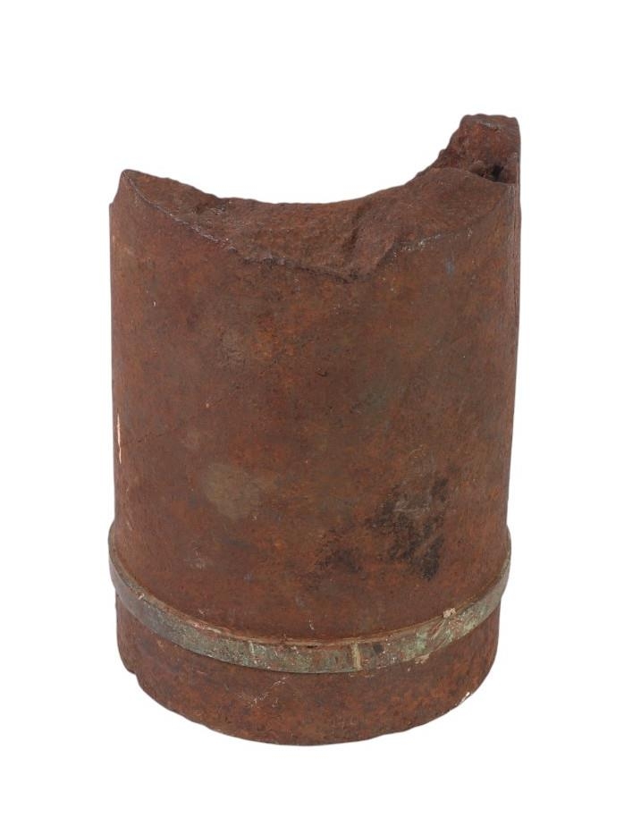 A WWI exploded artillery shell shrapnel found at Verdun (extremely ...