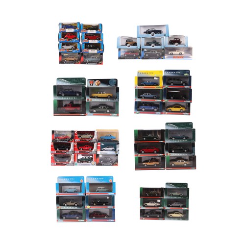 121 - Assorted Vanguard Corgi and Cararama die cast vehicles, including Mercedes Benz 300 SL Golding, Jagu... 