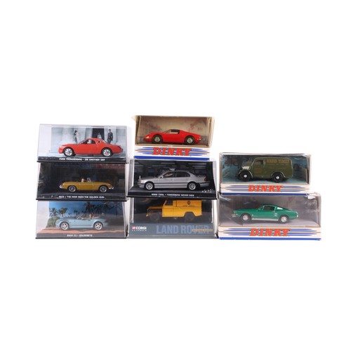 123 - A collection of Vanguard Limited Edition cars and other Corgi commercials and cars, including Vauxha... 