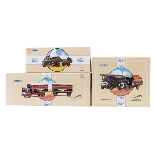 127 - Five Corgi Commercial diecast boxed sets, comprising AEC Mercury truck and trailer ( S.Houseman ),Sc... 