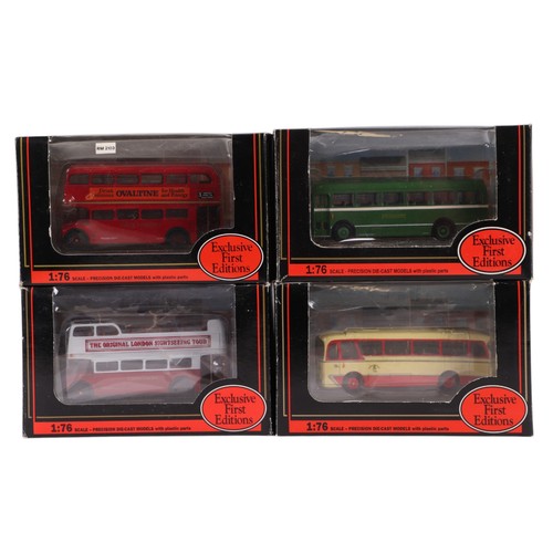 134 - A collection of Corgi and Exclusive first edition commercial vehicles and coaches, all boxed (8).
