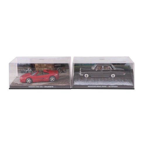 145 - A collection of Corgi James Bond themed diecast vehicles, including James Bond Aston Martin DB5, 043... 