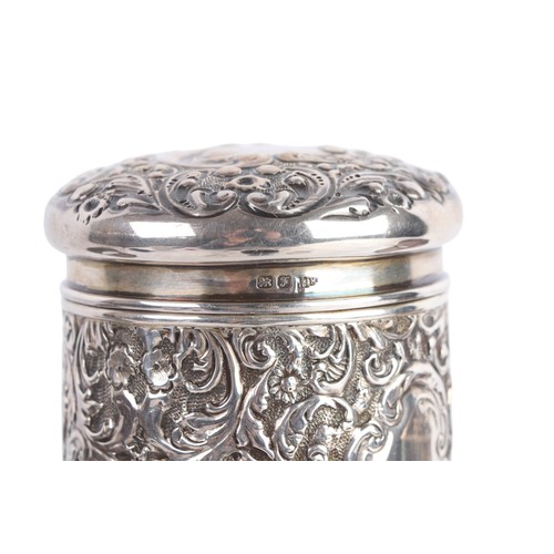 A quantity of Silver items to include a Walker & Hall lidded box, a ...