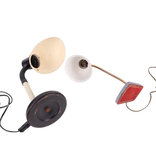 762 - Two retro flexi desk lamps (2).