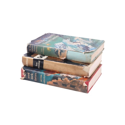 25 - Fleming (Ian) Goldfinger and On Her Majesty's Secret Service, 1959 and 1963 Book Club editions' toge... 