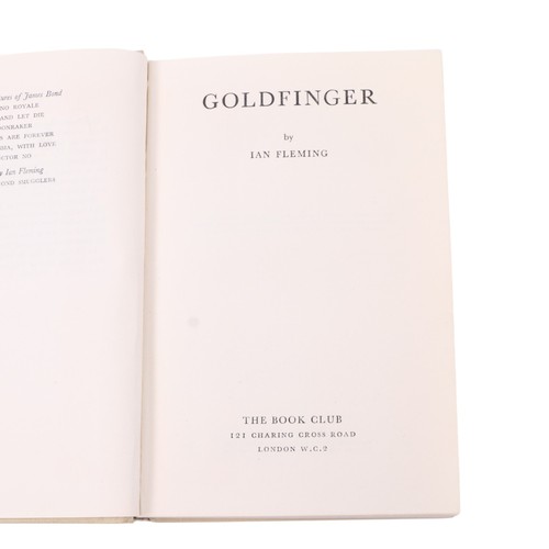 25 - Fleming (Ian) Goldfinger and On Her Majesty's Secret Service, 1959 and 1963 Book Club editions' toge... 