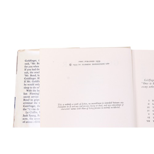 25 - Fleming (Ian) Goldfinger and On Her Majesty's Secret Service, 1959 and 1963 Book Club editions' toge... 