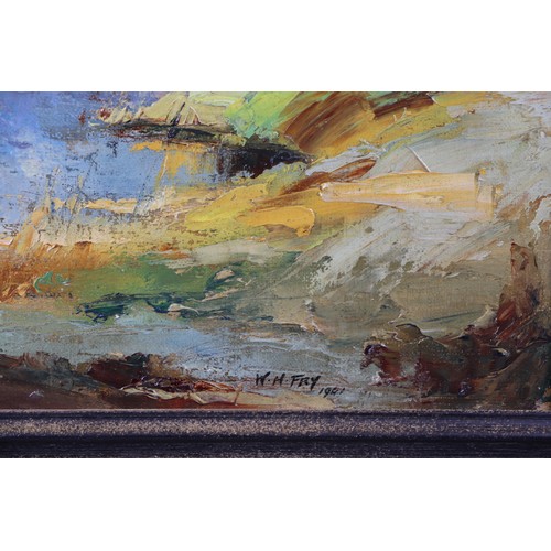 216 - W H Fry - Mourne Scene - landscape, oil on board, signed & dated 1941 lower right, 50 by 40cms, ... 