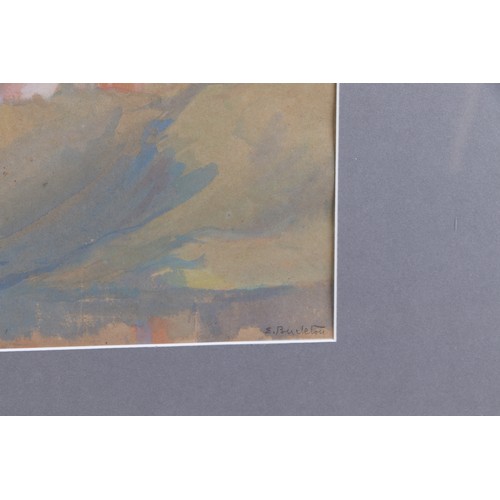282 - Evelyn Buckton (1872-1962) - Montreuil France - watercolour, signed & titled to verso, 29 by 23c... 
