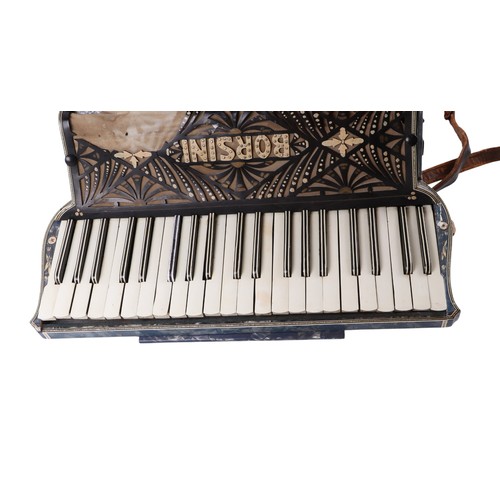 382 - A vintage Borsini piano accordion, 53cm wide.