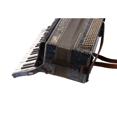 382 - A vintage Borsini piano accordion, 53cm wide.