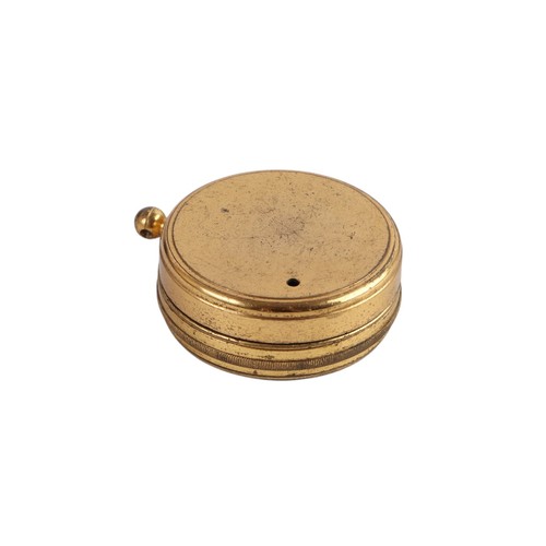 391 - A 19th century cased pocket compensated barometer, thermometer and compass.