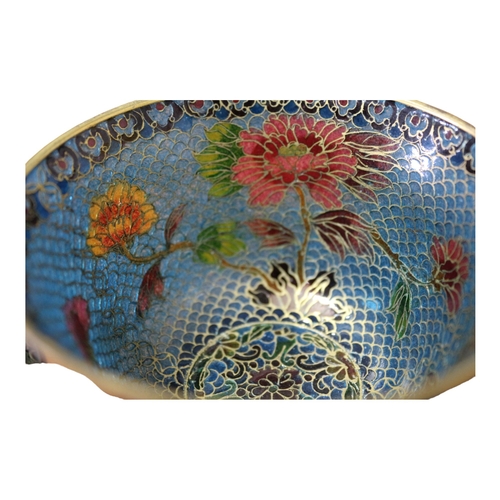 106 - Superb Vintage Japanese Plique a Jour Cloisonné Rice Bowl With Lid