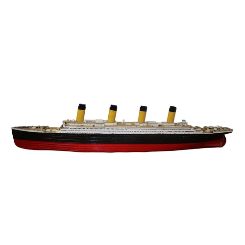 25 - Scratch Built Scale Model of the Titanic, 107cm Long