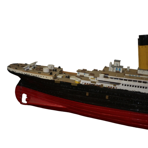 25 - Scratch Built Scale Model of the Titanic, 107cm Long