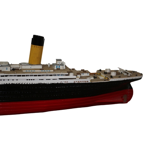 25 - Scratch Built Scale Model of the Titanic, 107cm Long