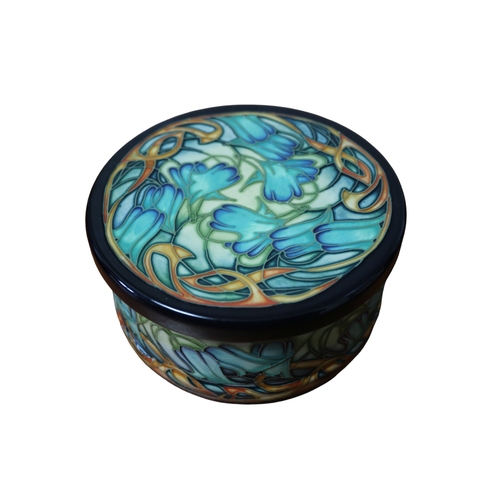 26 - Moorcroft Large Powder Pot/Dish, 16cm Diameter, 1st Quality Limited Edition, 3/50, 2003, Signed to B... 