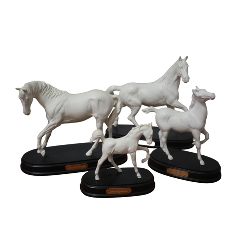 44 - Royal Doulton White Horses, Spirit of the Wind, Spirit of Youth, Springtime and Tomorrow