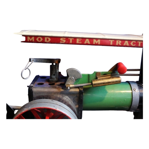 5 - Boxed Mamod TE 1a Steam Traction Engine with 4 Drive Belts