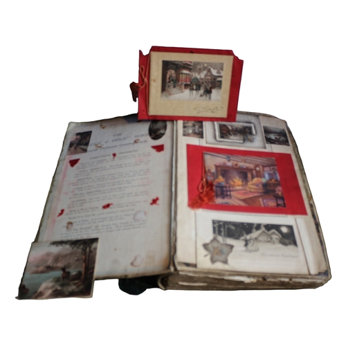 6 - Very Interesting Cloth of Gold Victorian Album - This was originally used as a Personal Greetings Ca... 