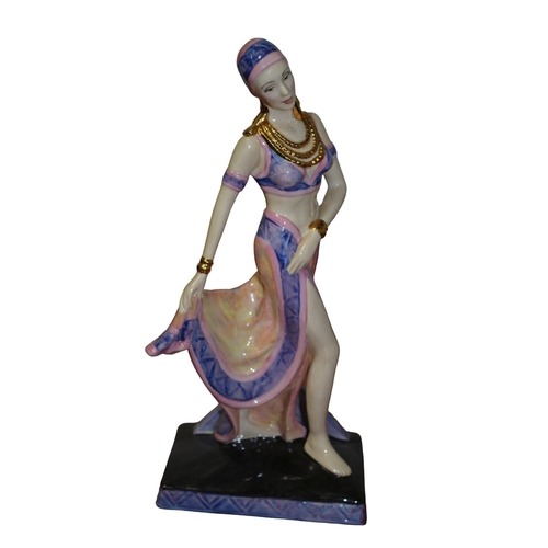 61 - Kevin Francis 'Egyptian Dancer' Limited Edition 12/100, Rare Piece, 26cm tall Marking to Base