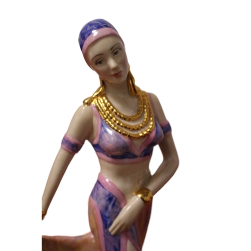 61 - Kevin Francis 'Egyptian Dancer' Limited Edition 12/100, Rare Piece, 26cm tall Marking to Base