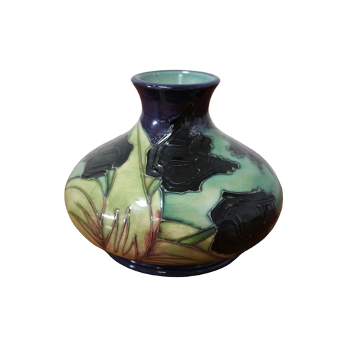 82 - Moorcroft Bud Vase - Signed W M - Stands 10.5cm