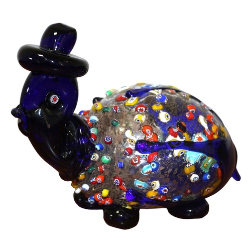 3 - Ultra Rare - One Off - Circa 1980's Period -  Murano Hand Blown Glass Creature with Multitude of Mix... 