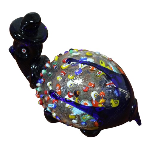 3 - Ultra Rare - One Off - Circa 1980's Period -  Murano Hand Blown Glass Creature with Multitude of Mix... 