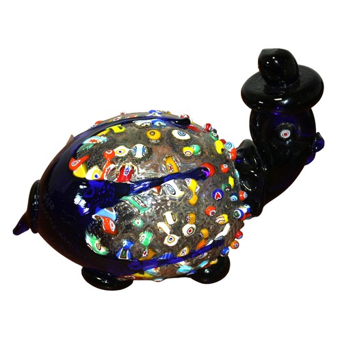 3 - Ultra Rare - One Off - Circa 1980's Period -  Murano Hand Blown Glass Creature with Multitude of Mix... 