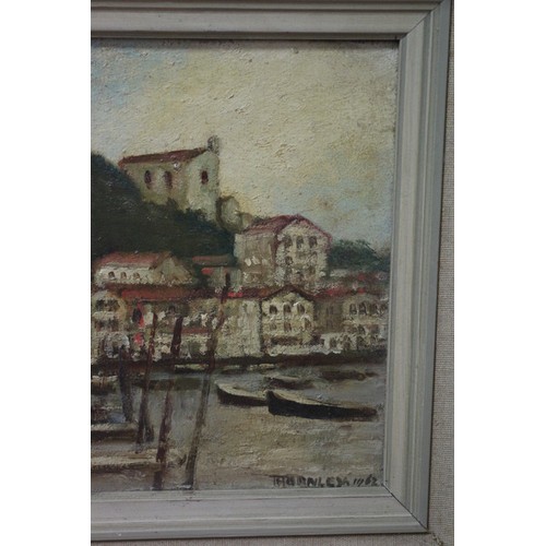 11 - 1961 - Artist - Morgan A. Thornley - Original Oil on Canvas - Carried Out Whilst on a Tour of Spanis... 