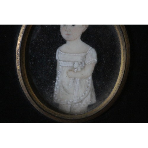 13 - Circa Late 1800's Finely Painted Miniature Believed to Have Been Painted by (British 1858 - 1898) Wi... 