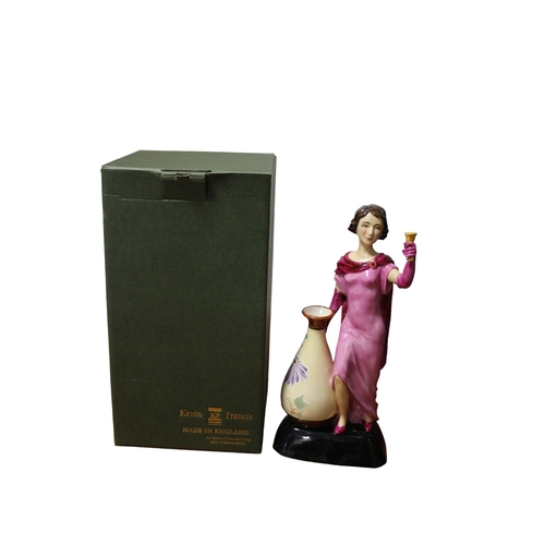 166 - Kevin Francis 'Charlotte Rhead' Figurine, Limited Edition 128/175, Very Low Number For this Run, 1st... 