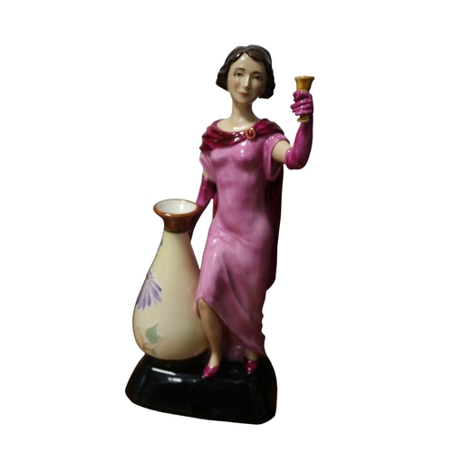 166 - Kevin Francis 'Charlotte Rhead' Figurine, Limited Edition 128/175, Very Low Number For this Run, 1st... 