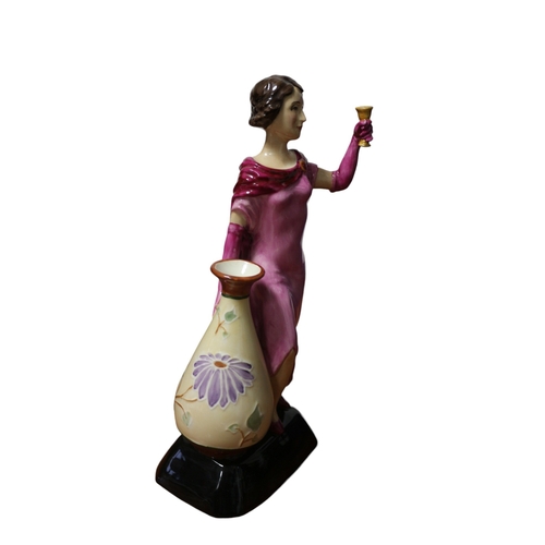 166 - Kevin Francis 'Charlotte Rhead' Figurine, Limited Edition 128/175, Very Low Number For this Run, 1st... 