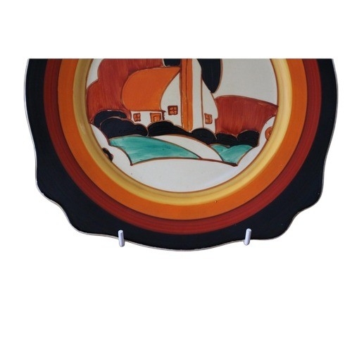 169 - Rare Clarice Cliff From Christies 'The Barry Jones Collection' - Orange Farmhouse - A Fantasque Biza... 