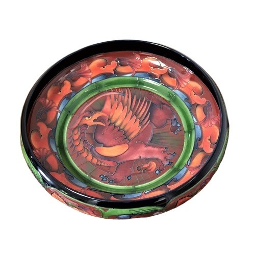 177 - Very Rare and Something Very Special - Very Large Extremely Limited Edition Moorcroft Flambé Wyvern ... 