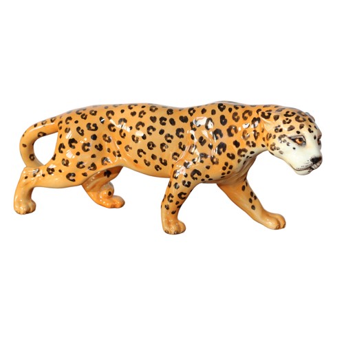 21 - Vintage Beswick Large - 30cm Long x 19cm Tall - Tiger (No.2096) plus a Large - 30cm Long x 13cm Tall... 