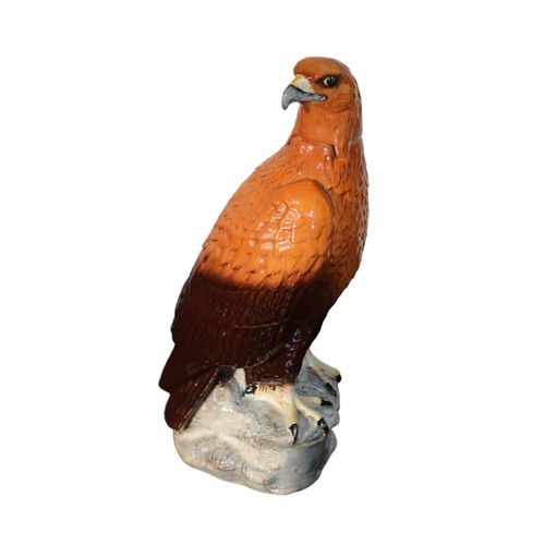 25 - Beswick Beneagles Large Golden Eagle Decanter - 28cm Tall plus Beswick Osprey Decanter - 20cm Tall a... 